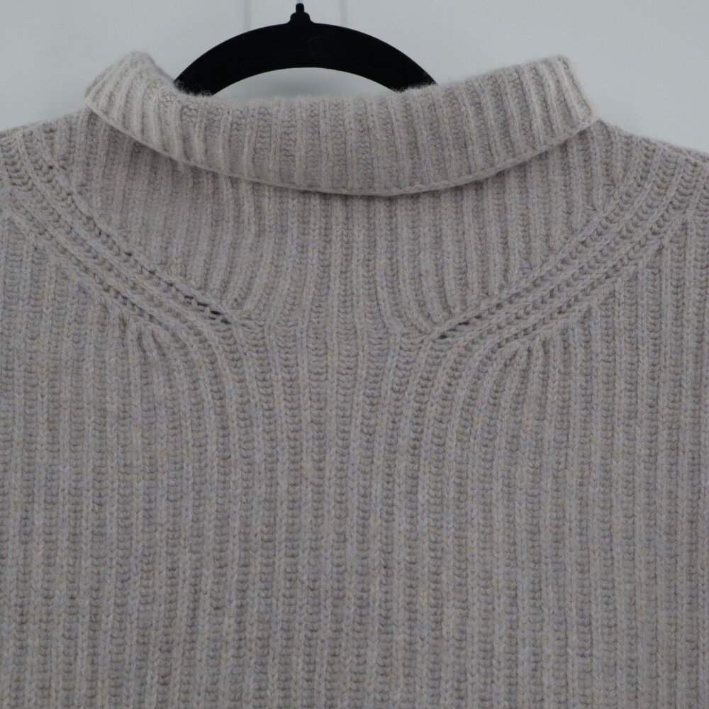 Faherty Heather Gray Turtleneck Sweater - image 3